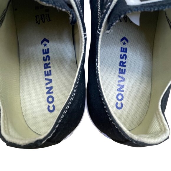 Converse Kids Black & White Canvas Lace-Up Low-Top All Star Sneakers Size 6-New - Picture 5 of 8